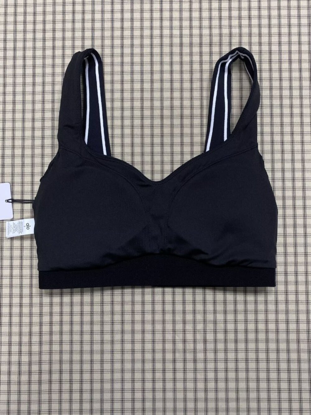 Black/White💗ALO Yoga Heart Throb High Waisted Legging&Bra Set NWT|Flattering - Picture 4 of 13